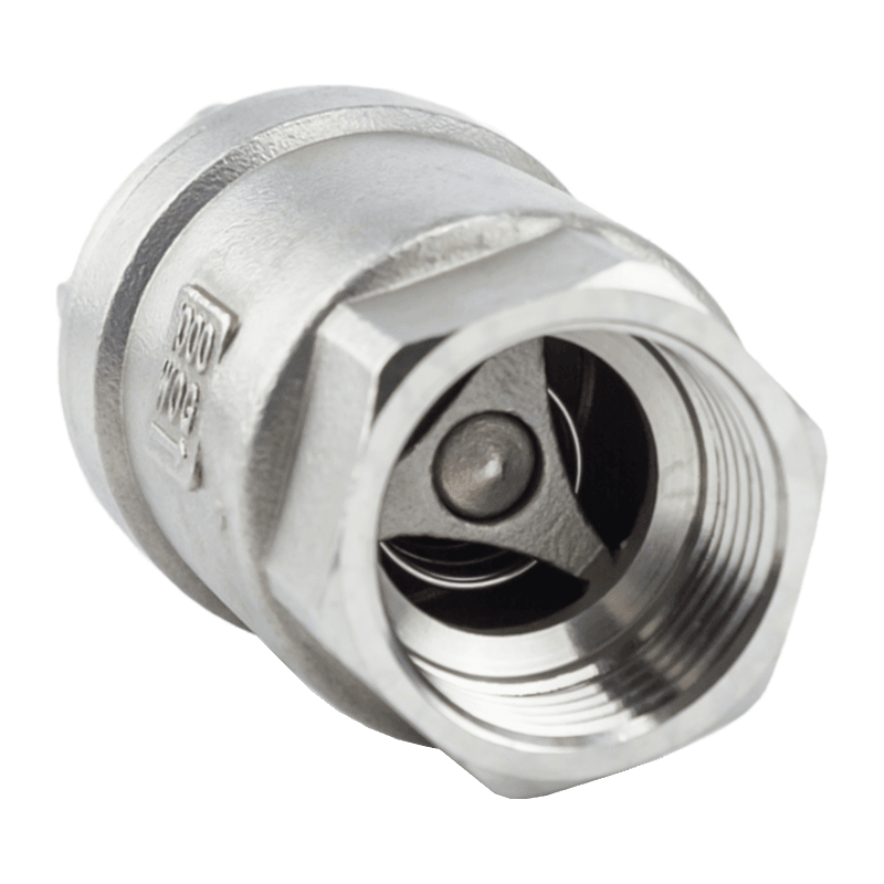 Válvula de retención vertical roscada H12W