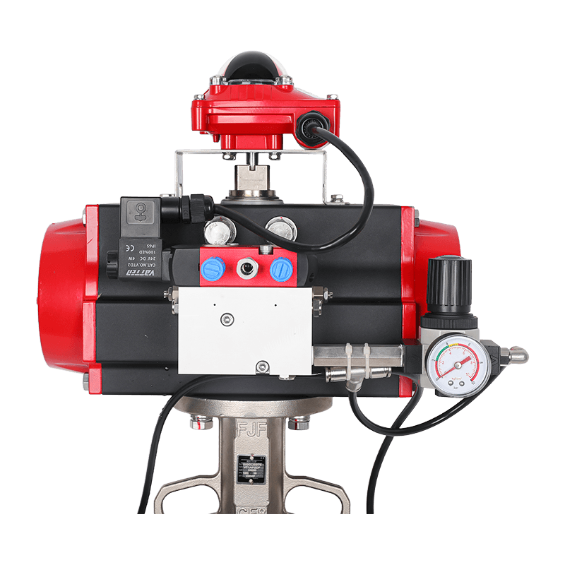 Válvula de mariposa de expansión neumática