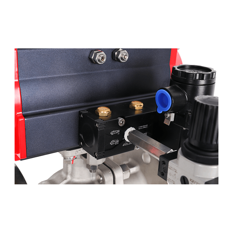 Válvula de bola con brida neumática a prueba de explosiones