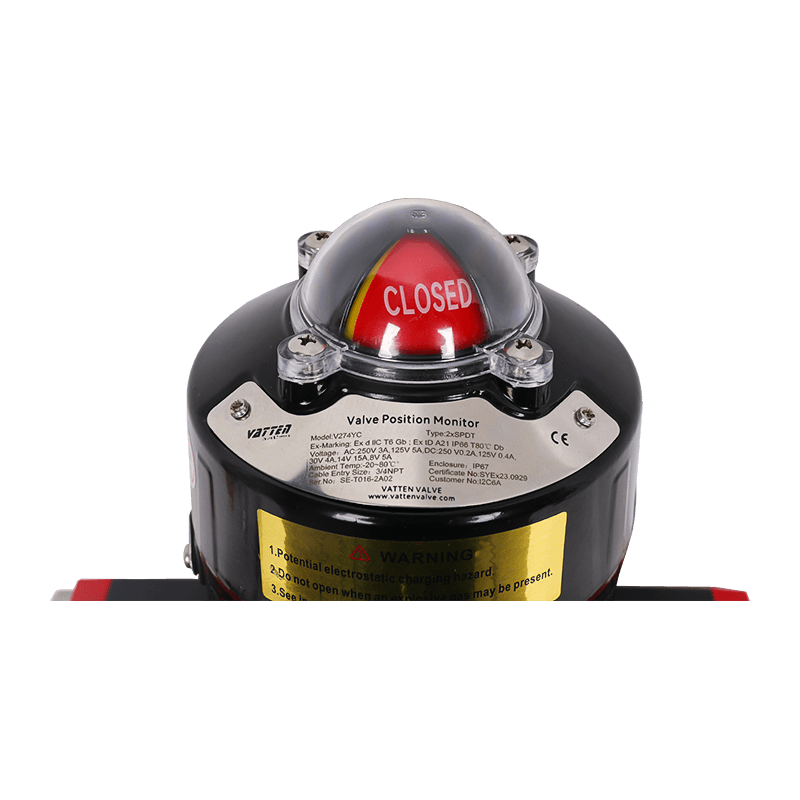 Válvula de bola con brida neumática a prueba de explosiones