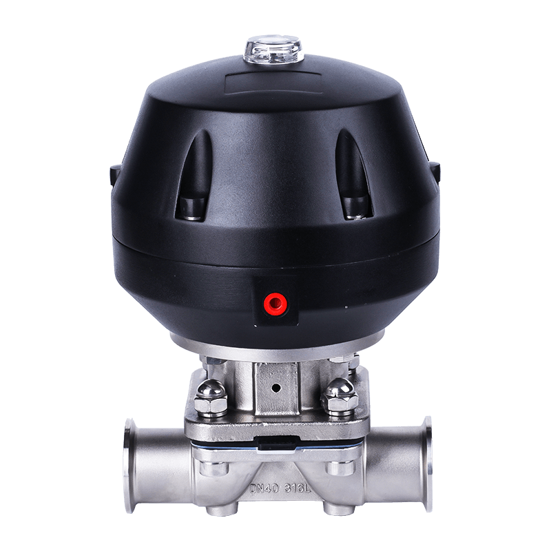 Válvula de diafragma sanitaria neumática